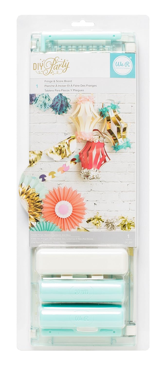 DIY Party Fringe and Score Board by We R Memory Keepers 660775 by American Crafts