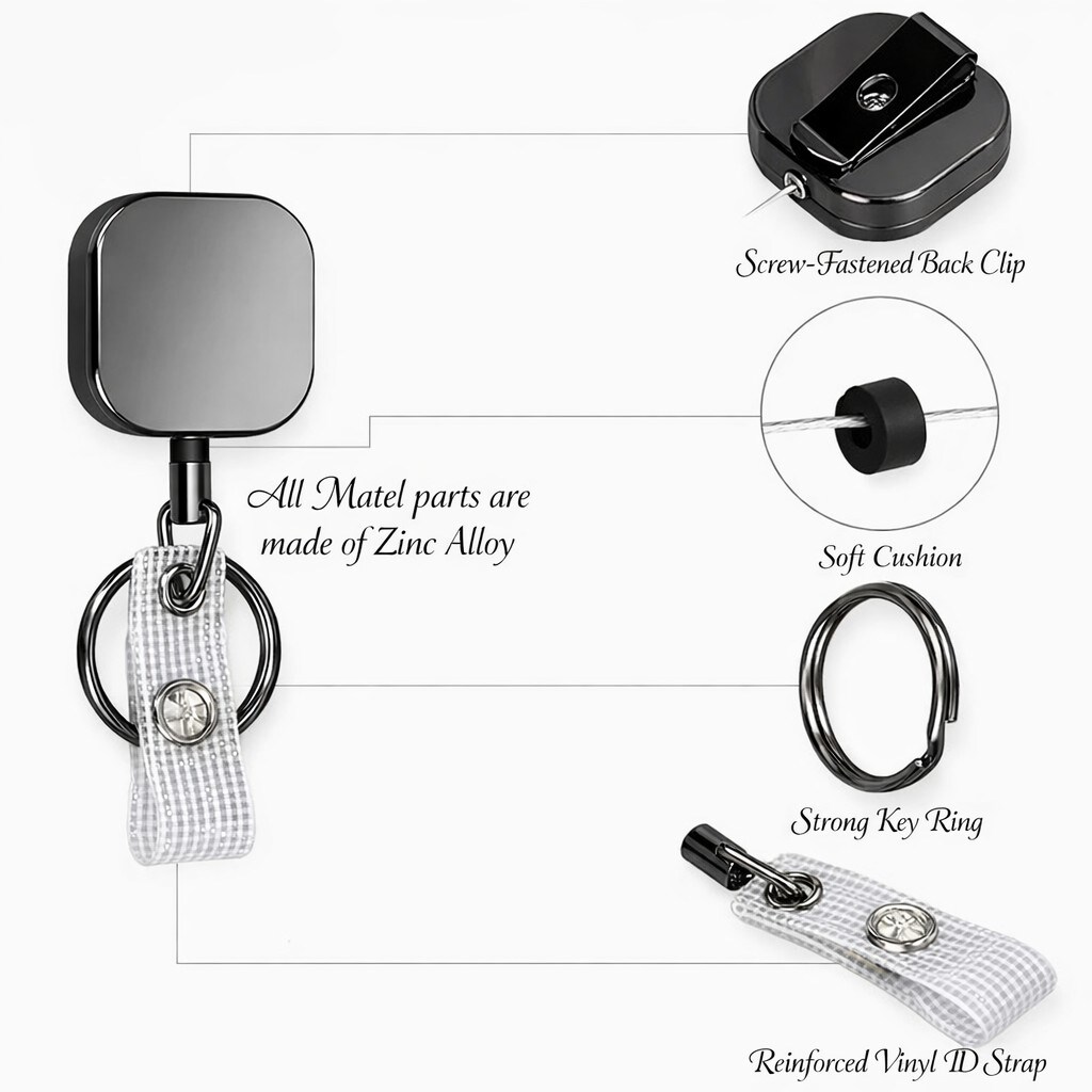 Heavy Duty Badge Reel Medical