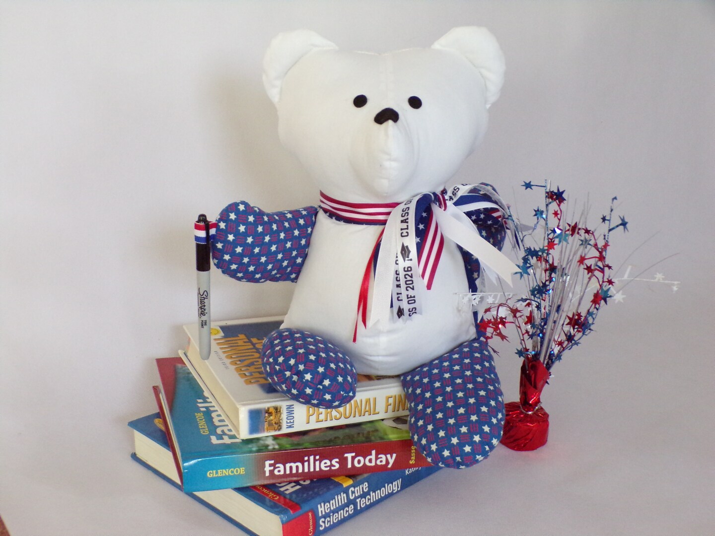 Patriotic Autograph Bear | MakerPlace by Michaels