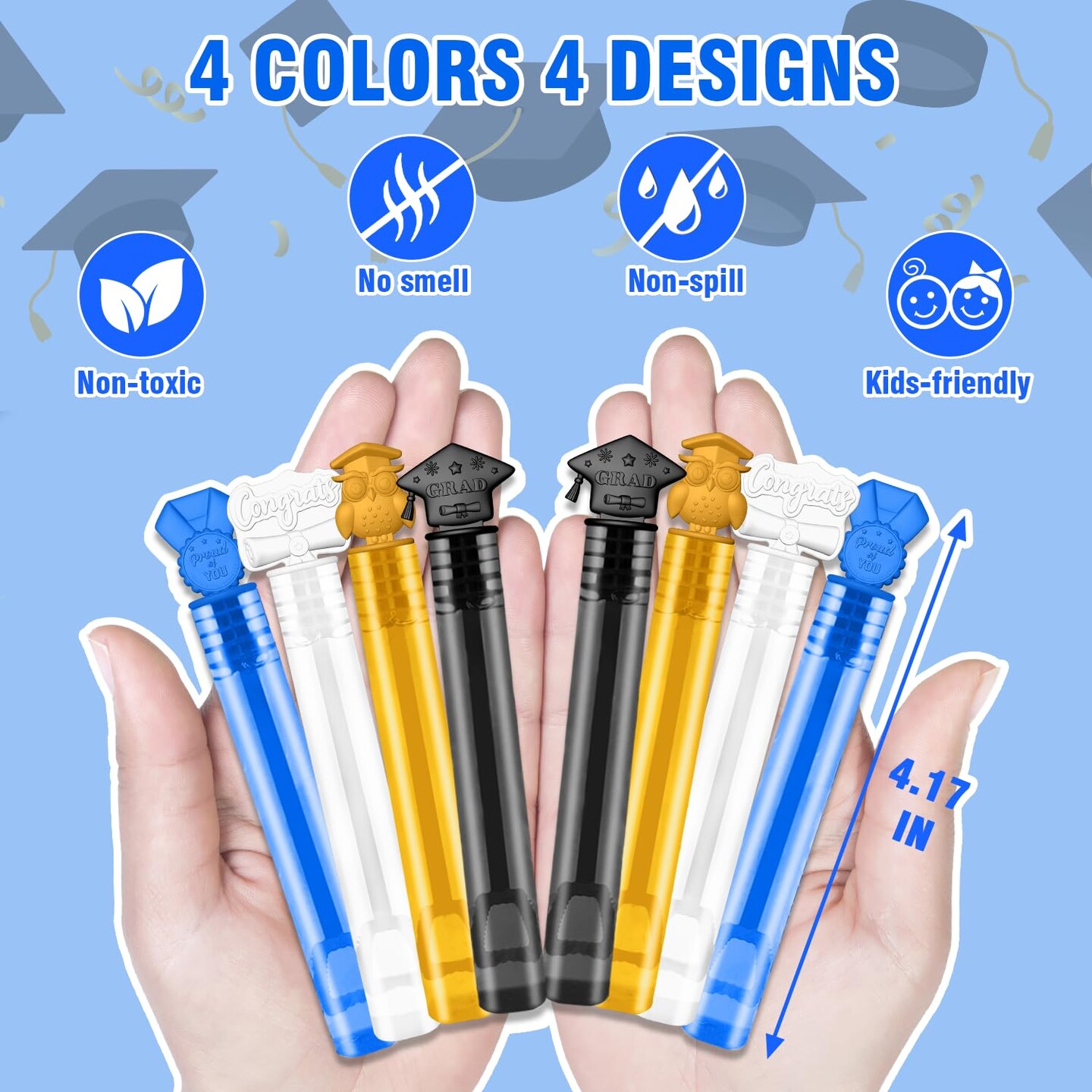 Graduations Bubbles 20-64 PCS, Grad End of School Party Favors Goodie Bag Stuffers for Kid, Preschool Kindergarten Graduation Gifts for Boy Girl, Class of 2026 Gift Decorations for High School Student