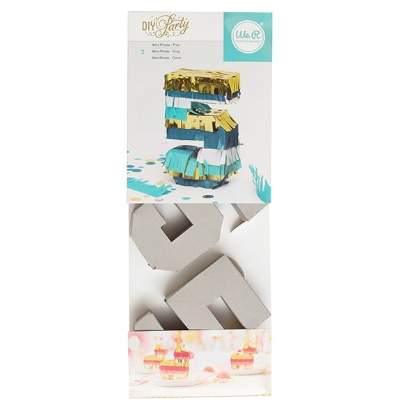 We R DIY Number Pinata 3/Pkg-5