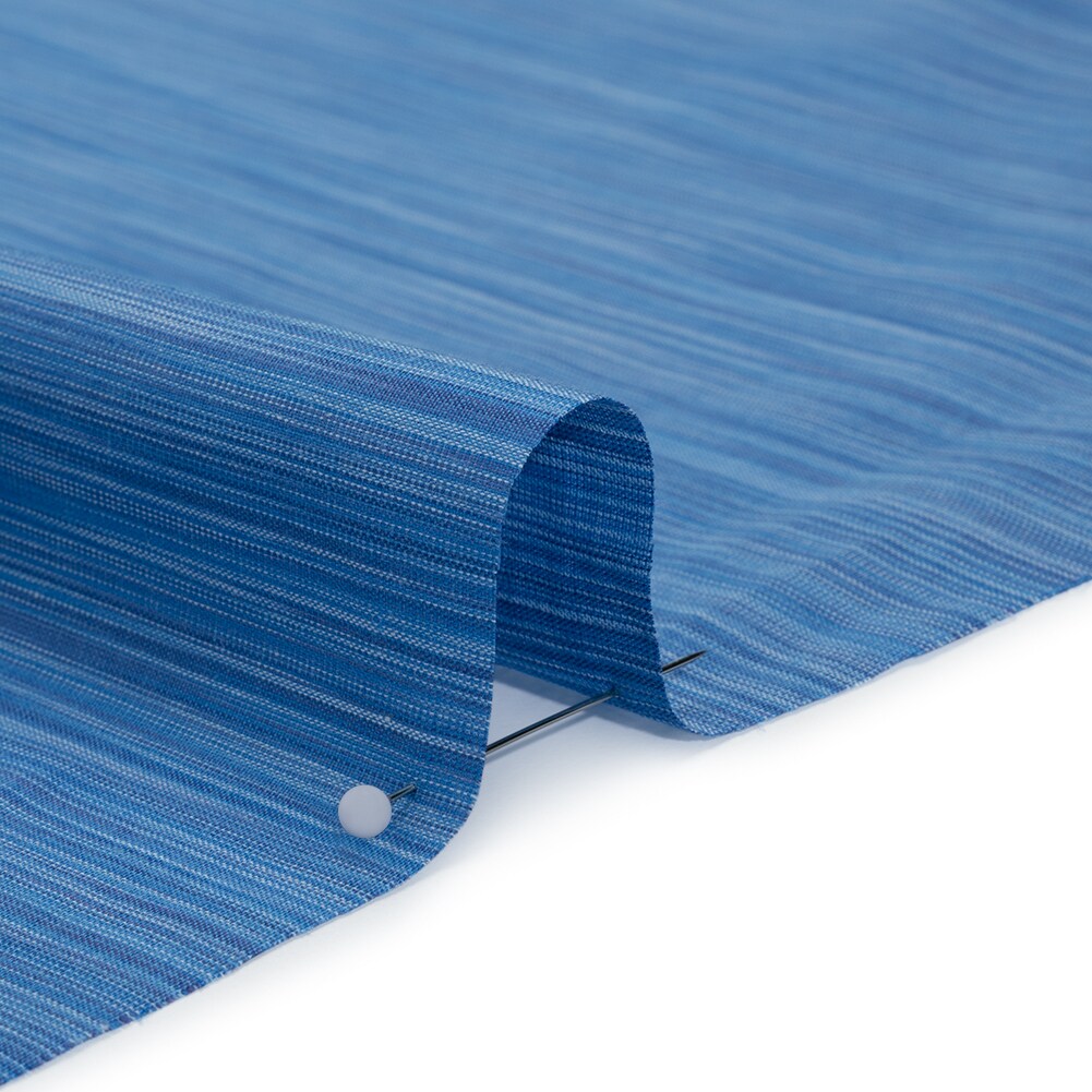 1 Yard Aqua Quilting Cotton Woven Striated Fabric Space Dye Collection, 43 Inches Width