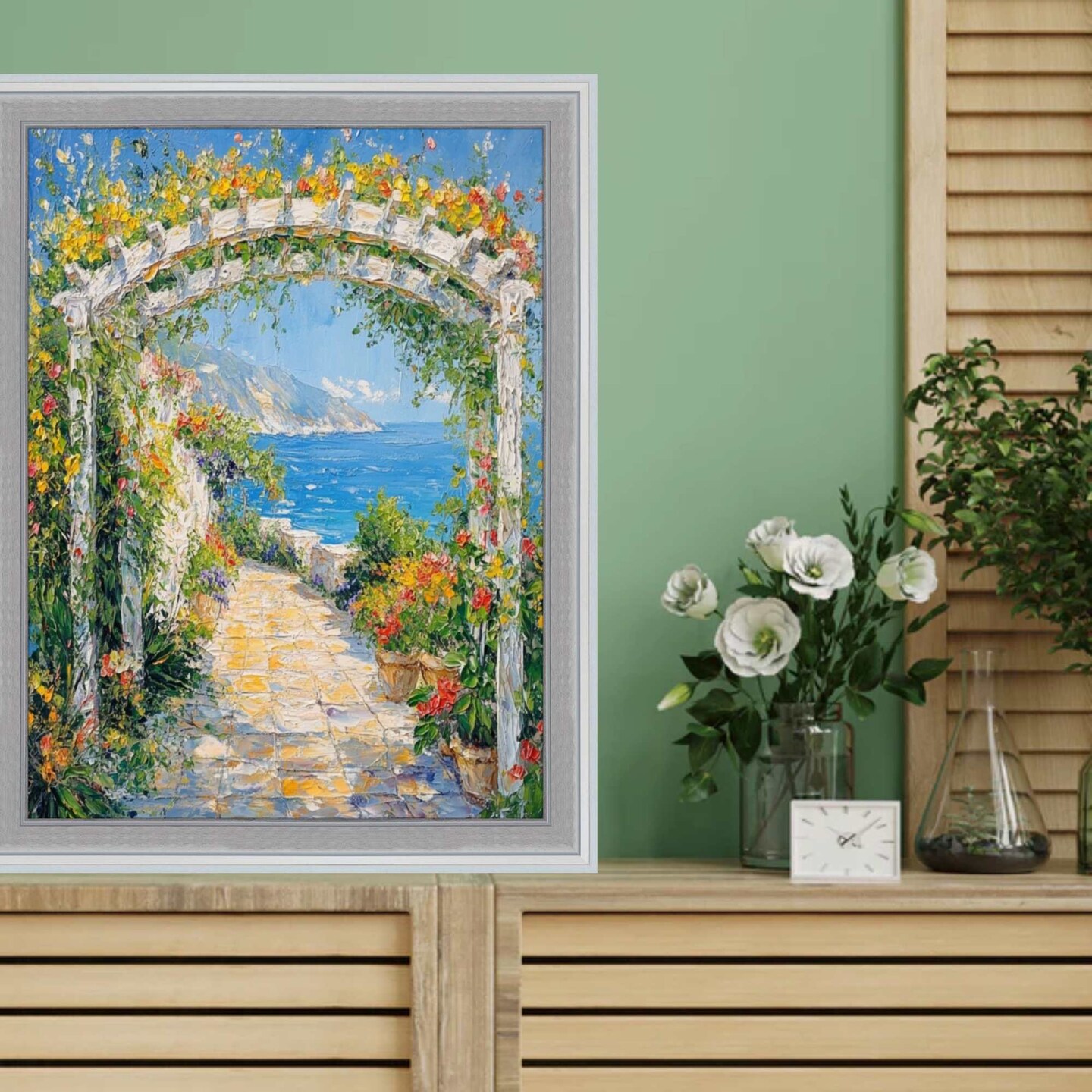 Modern Silver Metal Brushed Picture Frame 20x24 frame
