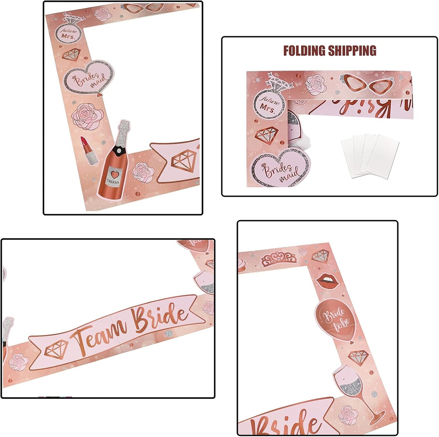 Bridal Shower Decorations Bride to Be Photo Booth Props