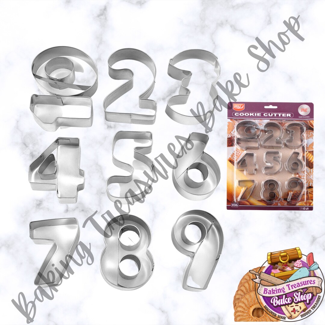 Number Cookie Cutters 0-9