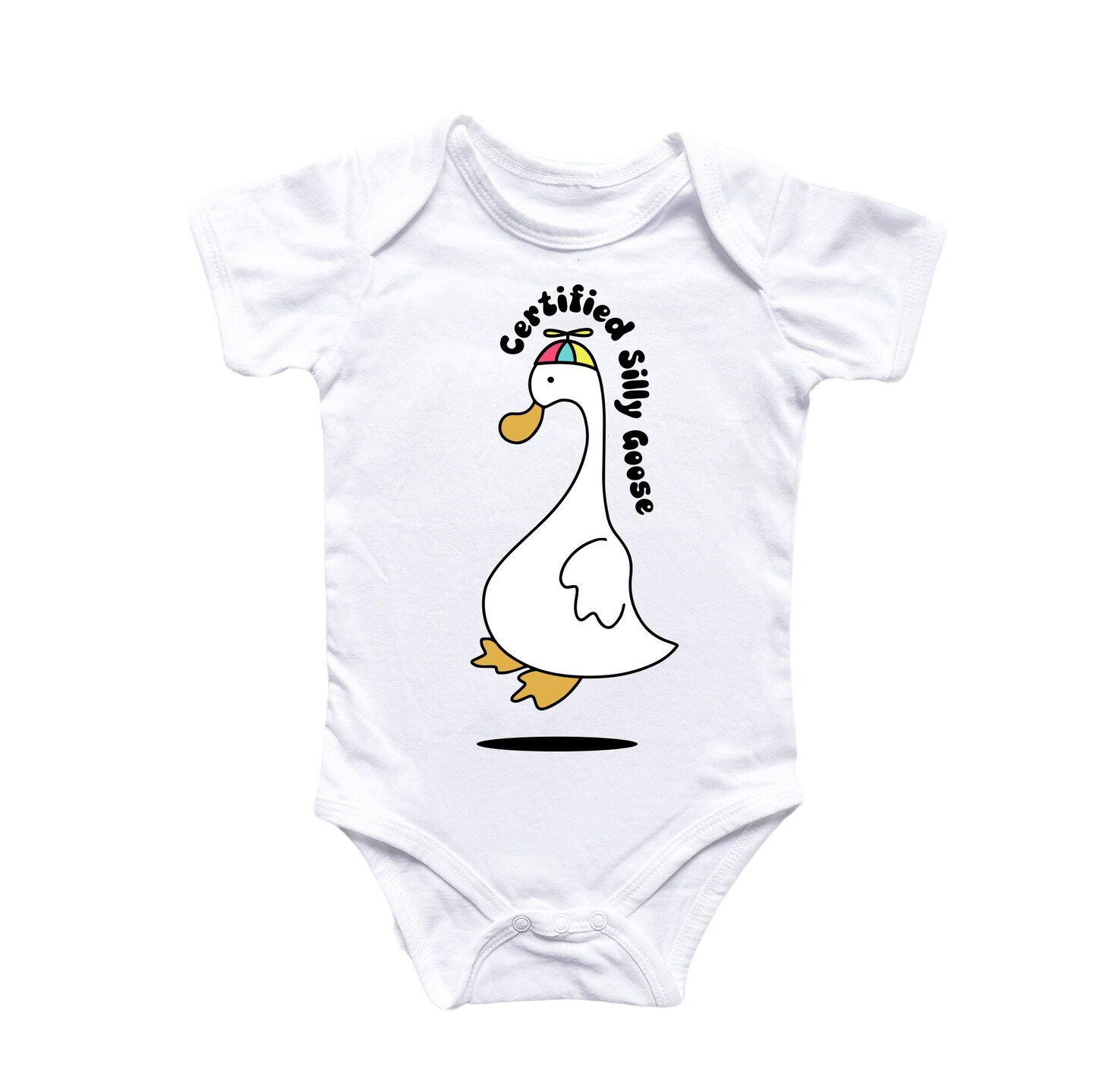 Silly Goose Flying Baby Boy Girl Clothes Infant Onesie® Funny