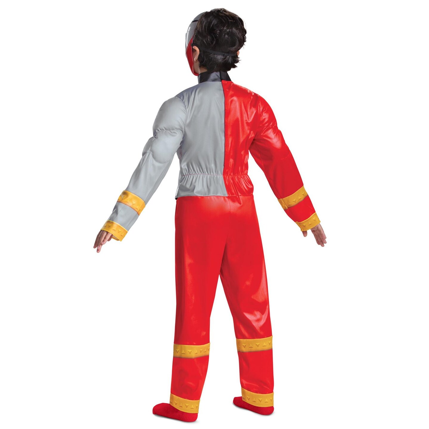 Power Rangers Dino Fury Red Ranger Costume for Kids Muscle (7-8)