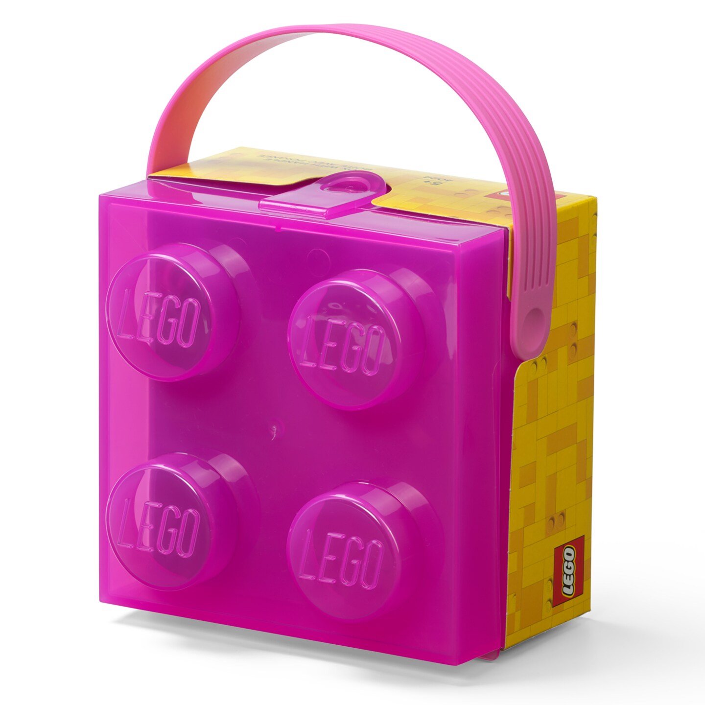 LEGO: Storage Case/Lunch Box W/ Handle in Translucent Violet