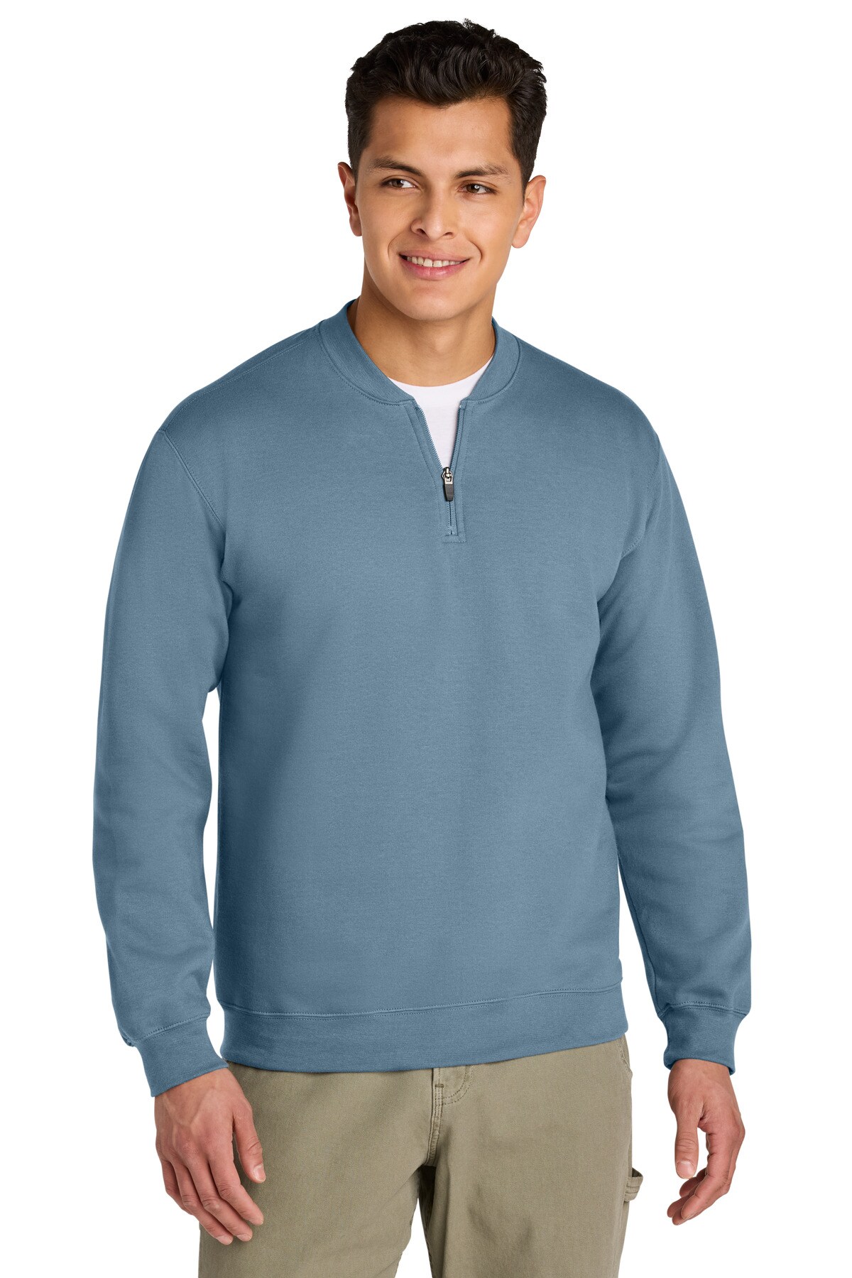 Gildan® Unisex Softstyle Midweight 1/4 Zip Long Sleeve Sweatshirt Classic Fit