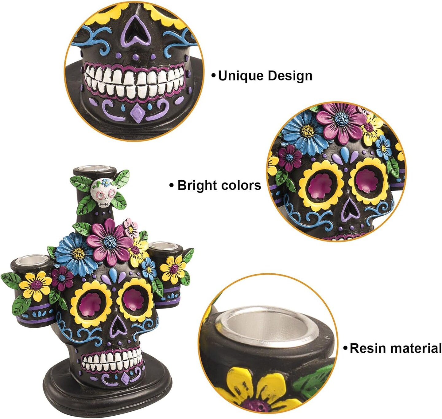 Day of The Dead Decorations (Black)
