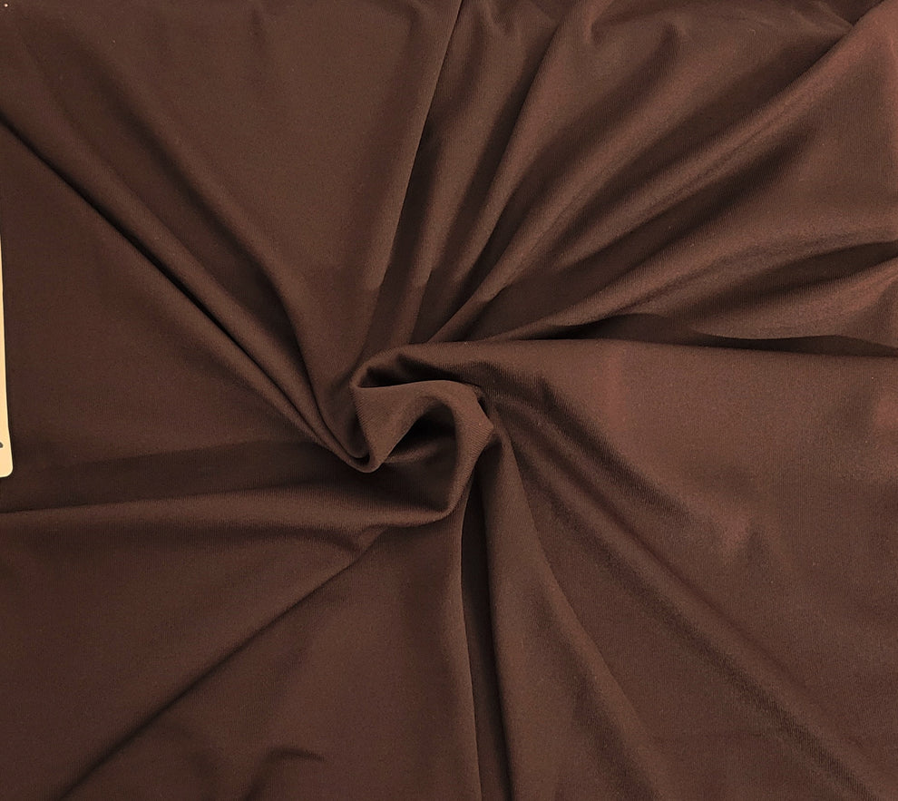 1 Yard Fudge Nylon Spandex 1x1 Rib Knit Stretch Fabric for Tops, Dresses &#x26; Activewear