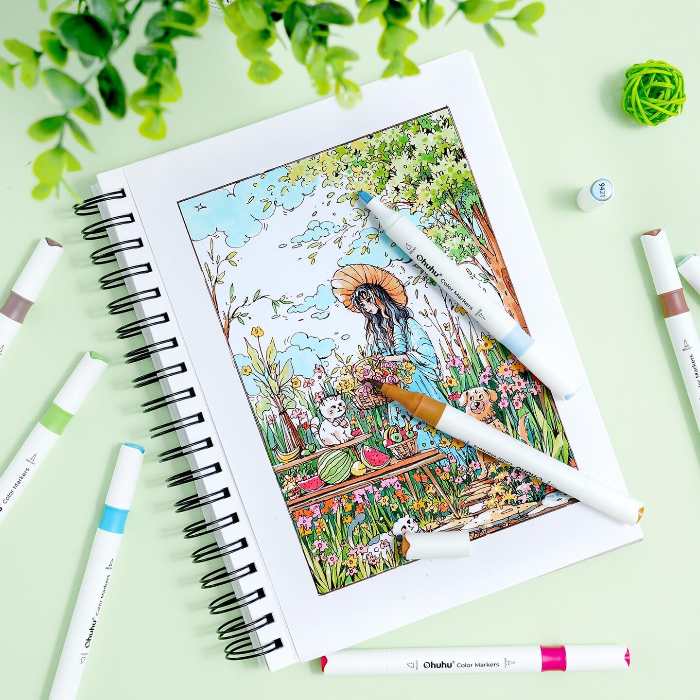 Markers for Adult Coloring Books No Bleeding 140 Colors