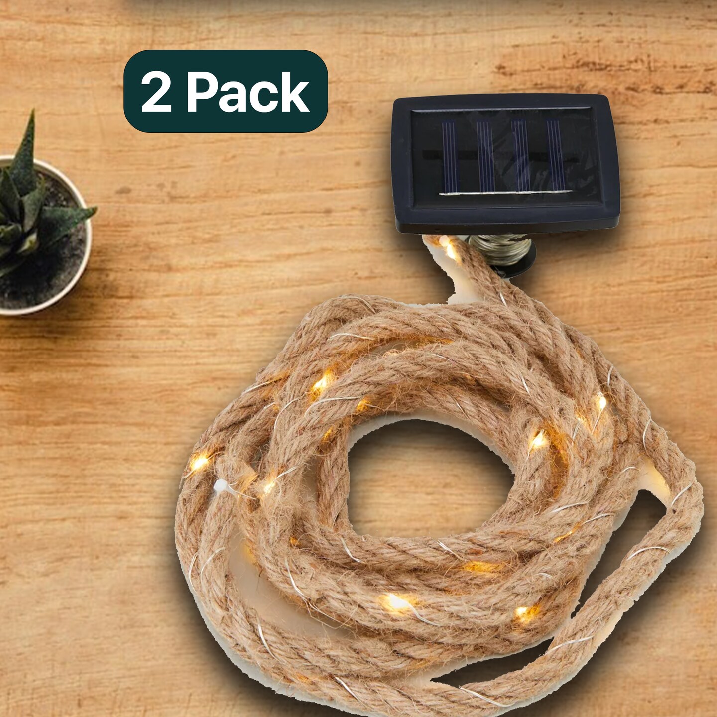 30 LED Rope String Lights – Battery Powered Farmhouse Fairy Lights for ...