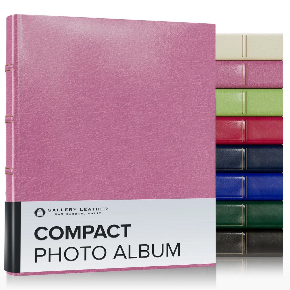 Gallery Leather Compact Photo Album 4x6-3 Ring Binder Photo Album
