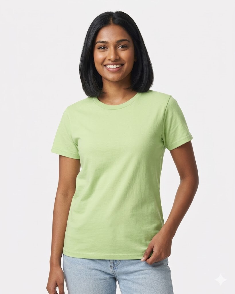 Ultra Cotton Crewneck Short Sleeve T-Shirt for Adult – Heavyweight Casual & DIY Craft Tee