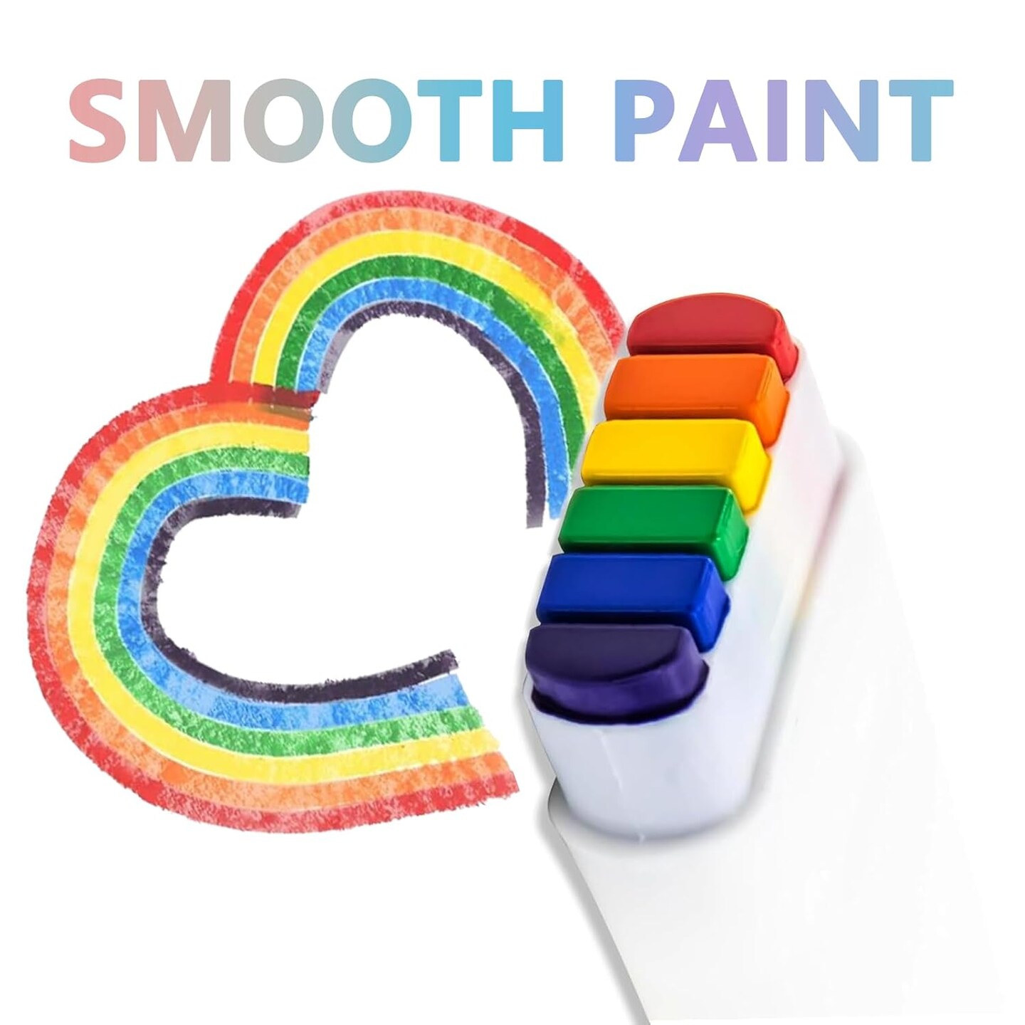 Rainbow Pride Face Paint & 2 Sheets Nail Stickers – Gay 