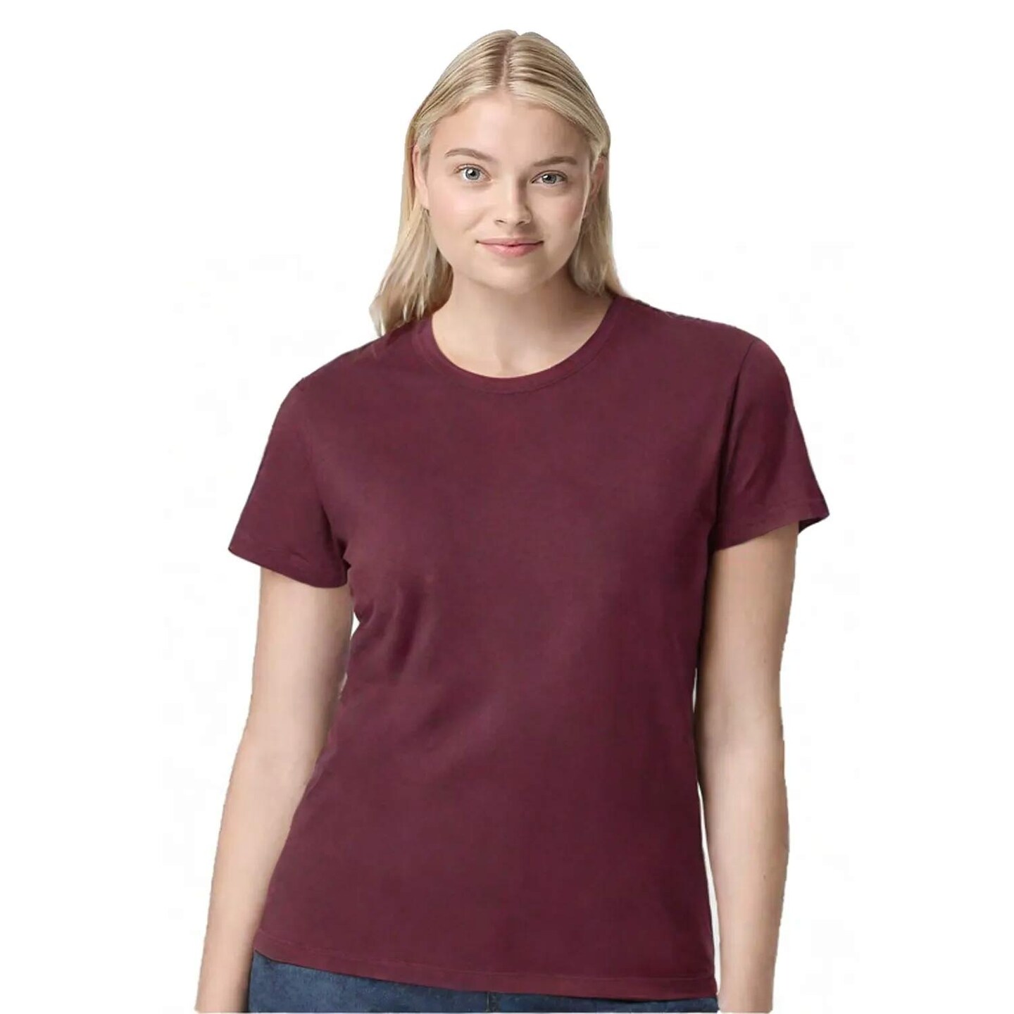 Gildan® Heavy Cotton Women’s Crewneck Short Sleeve T-Shirt for Promotional & Everyday Blank Tee