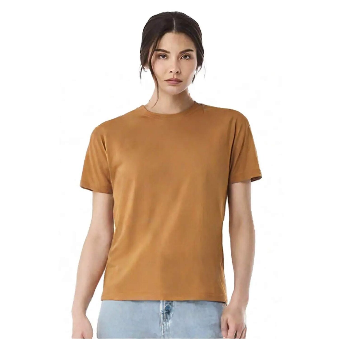 BELLA + CANVAS Heavyweight Crewneck Short Sleeve T-Shirt for Layering Fits & Custom Print Blank Tee