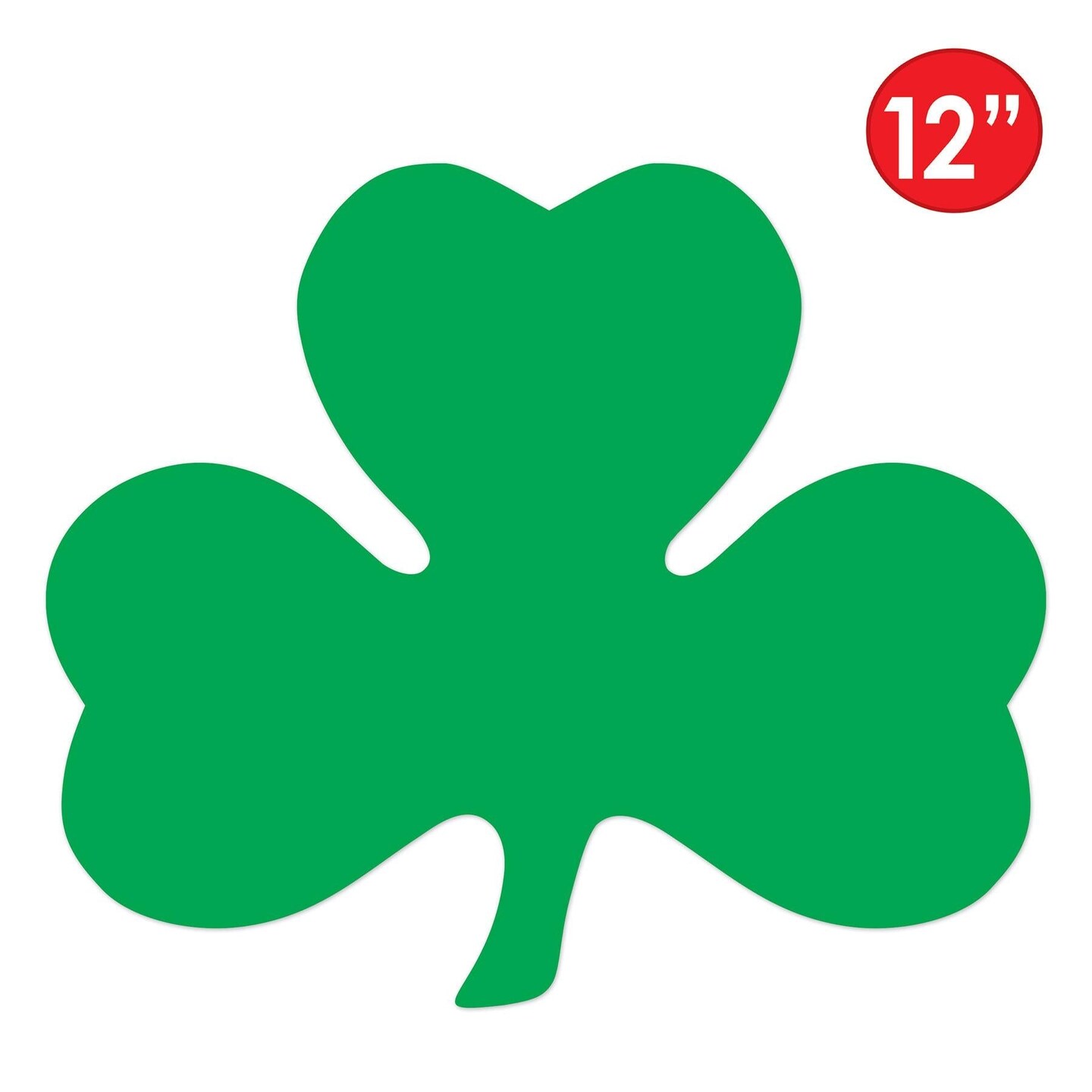 144 Pack Beistle St. Patrick&#x27;s Day Packaged Printed Shamrock Cutouts
