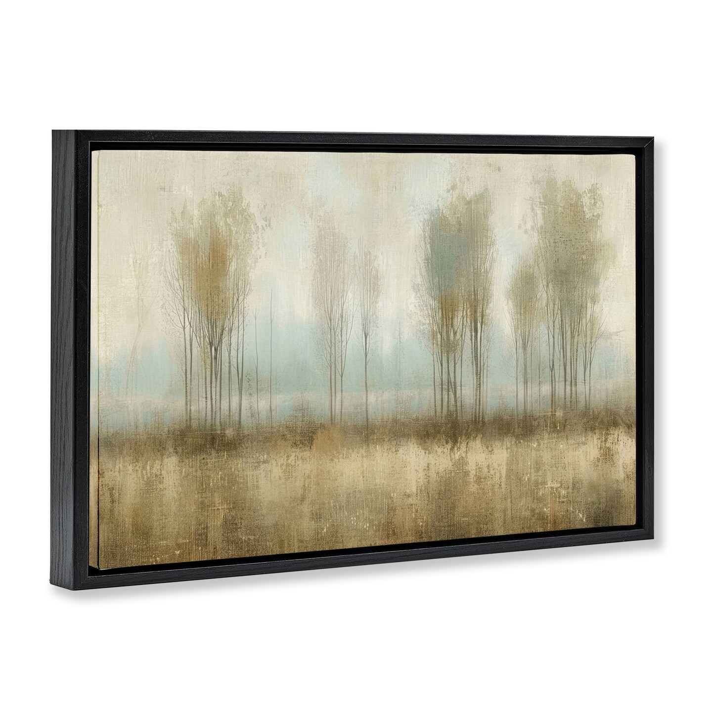 Stupell Industries Muted Forest View Floater Framed Canvas Wall Art Design by LSR Design Studio