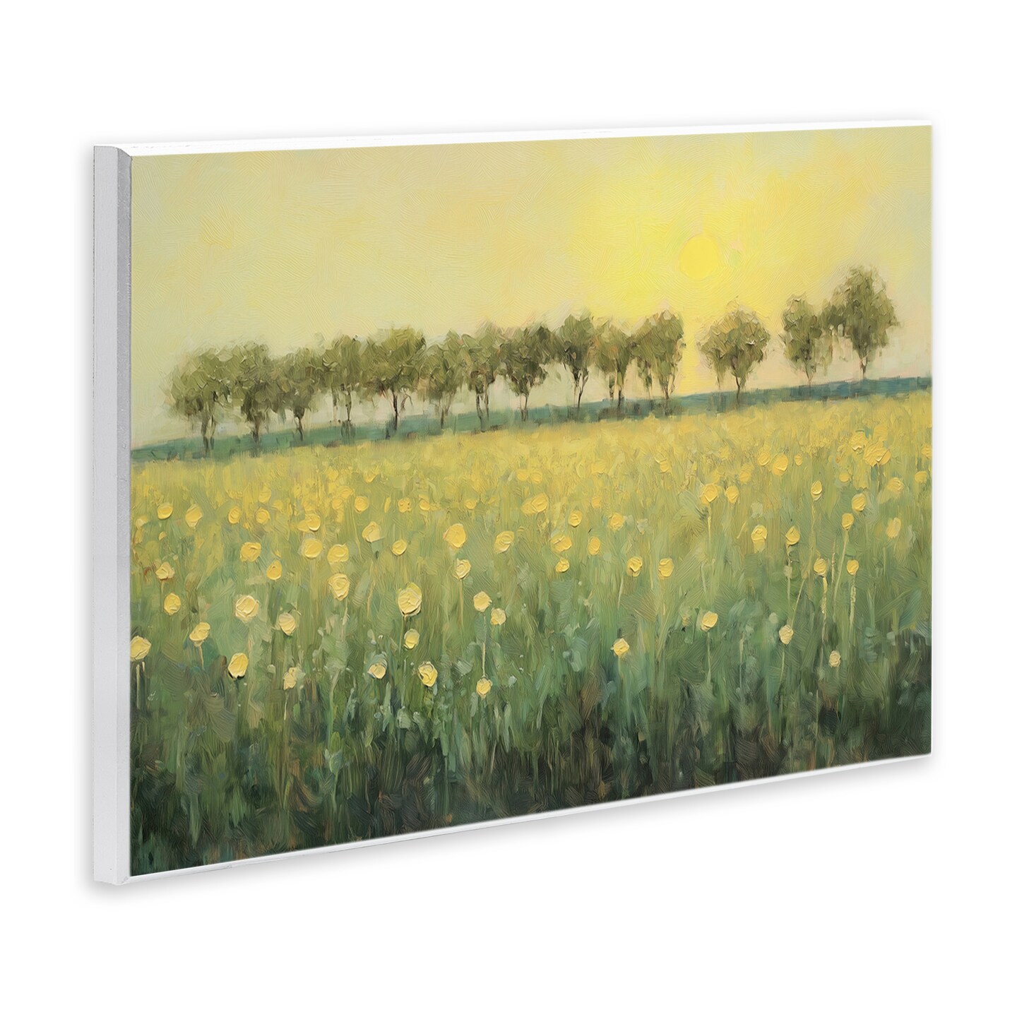 Stupell Industries Golden Field Meadow Wall Plaque Art Design by Gina Kelly