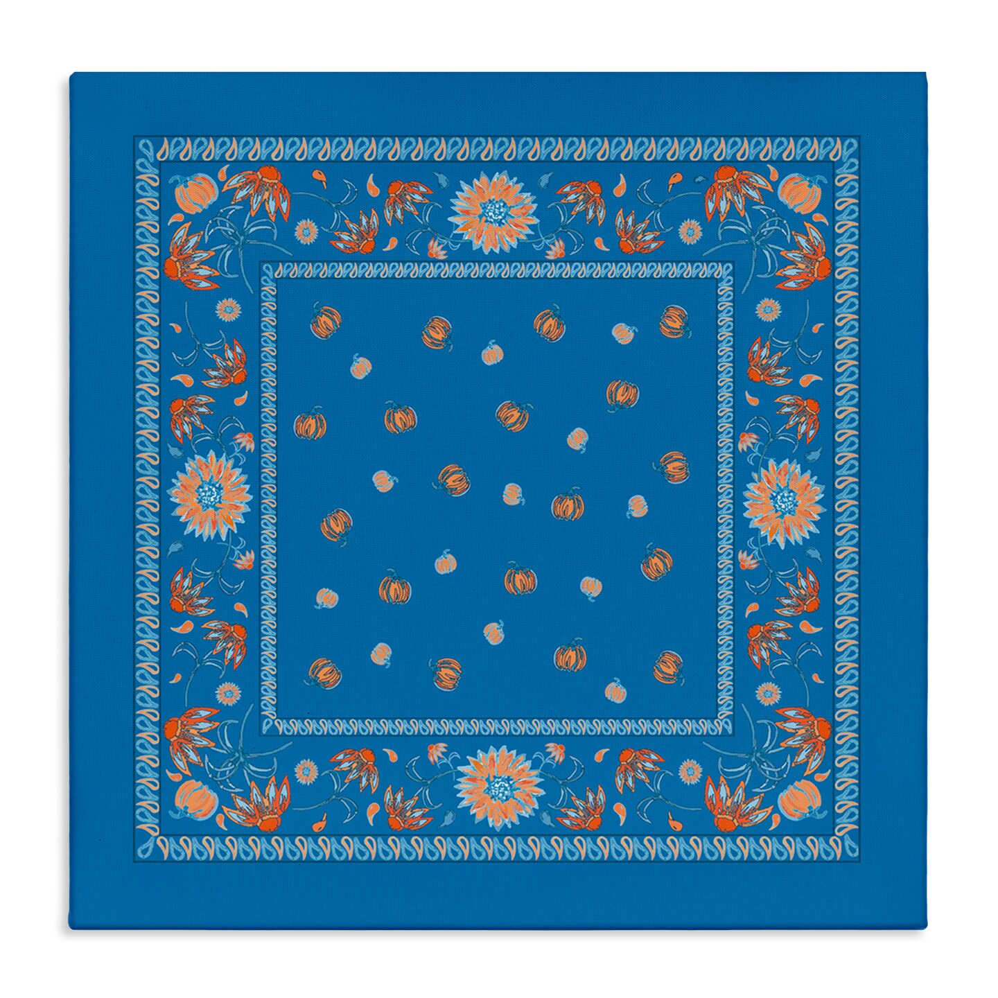 Stupell Industries Blue Sky Harvest Pattern Canvas Wall Art Design by Safa Diab