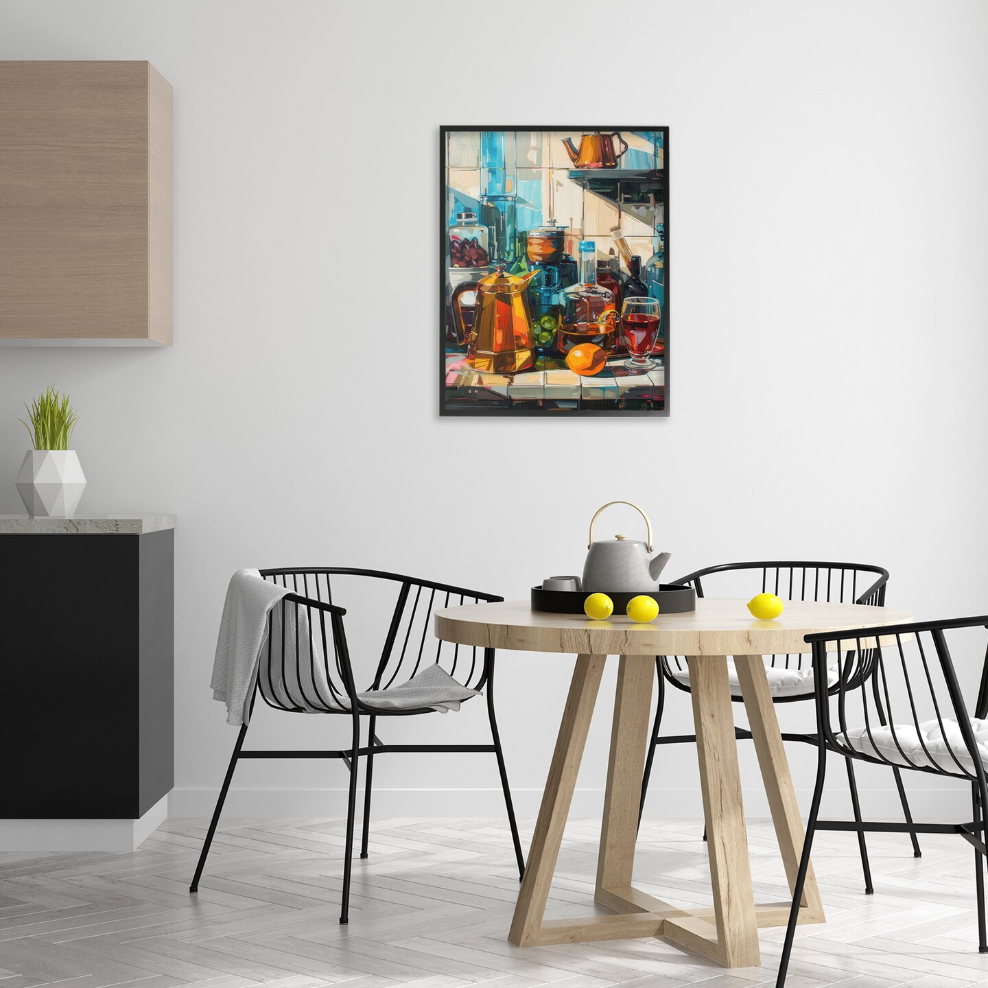 Stupell Industries Kitchen Counter Cocktails Framed Giclee Wall Art Design by LSR Design Studio