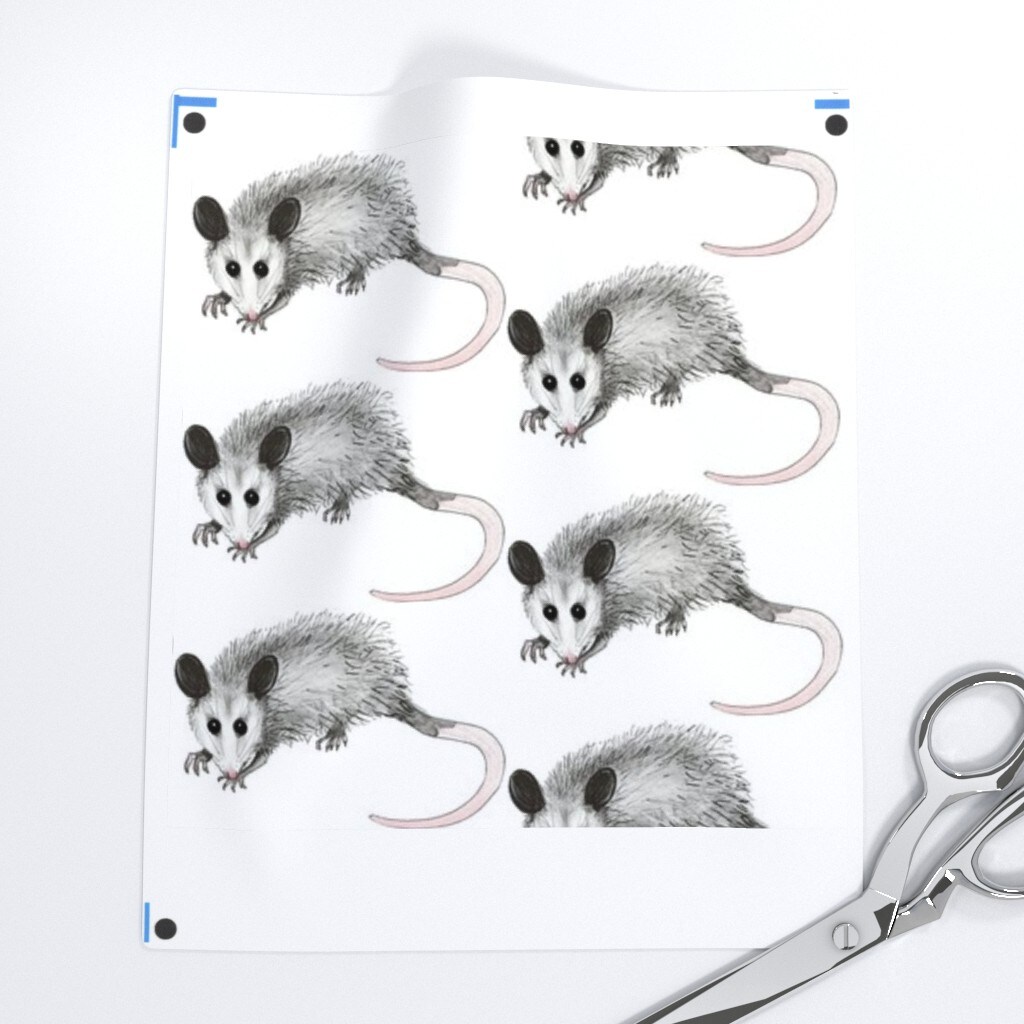 Rodent Custom Printed Fabric by Spoonflower Various Fabrics by the Yard or Fat Quarter