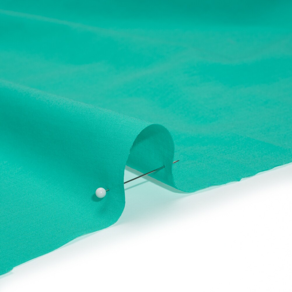 1 Yard Turquoise Cotton Voile Lightweight Sheer Breathable Solid Fabric