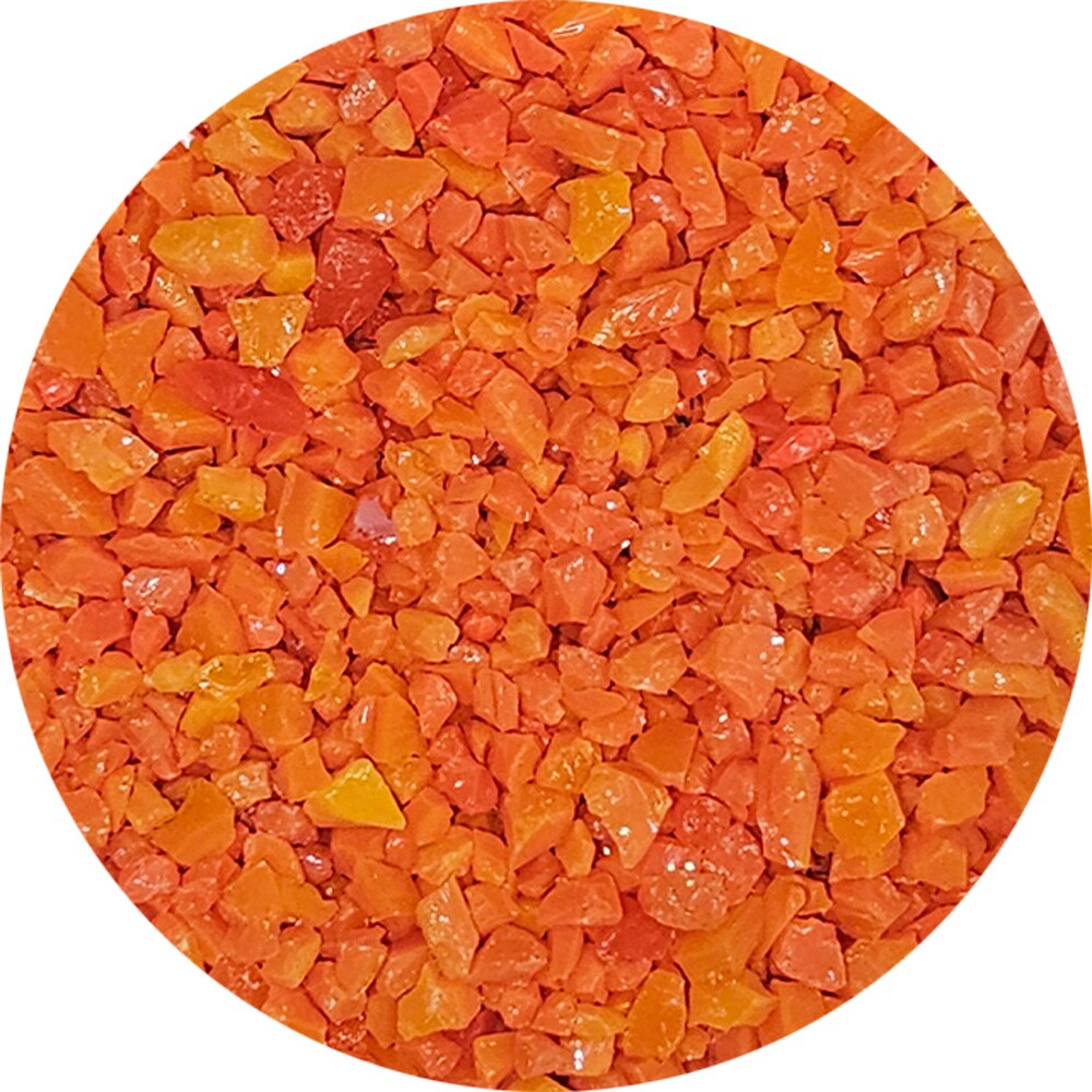 Wissmach Frit Coarse Orange 96-42 1Lb. Jar 96 COE