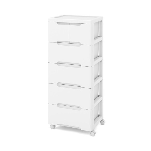 Rolling Storage Cabinet with Universal Wheels