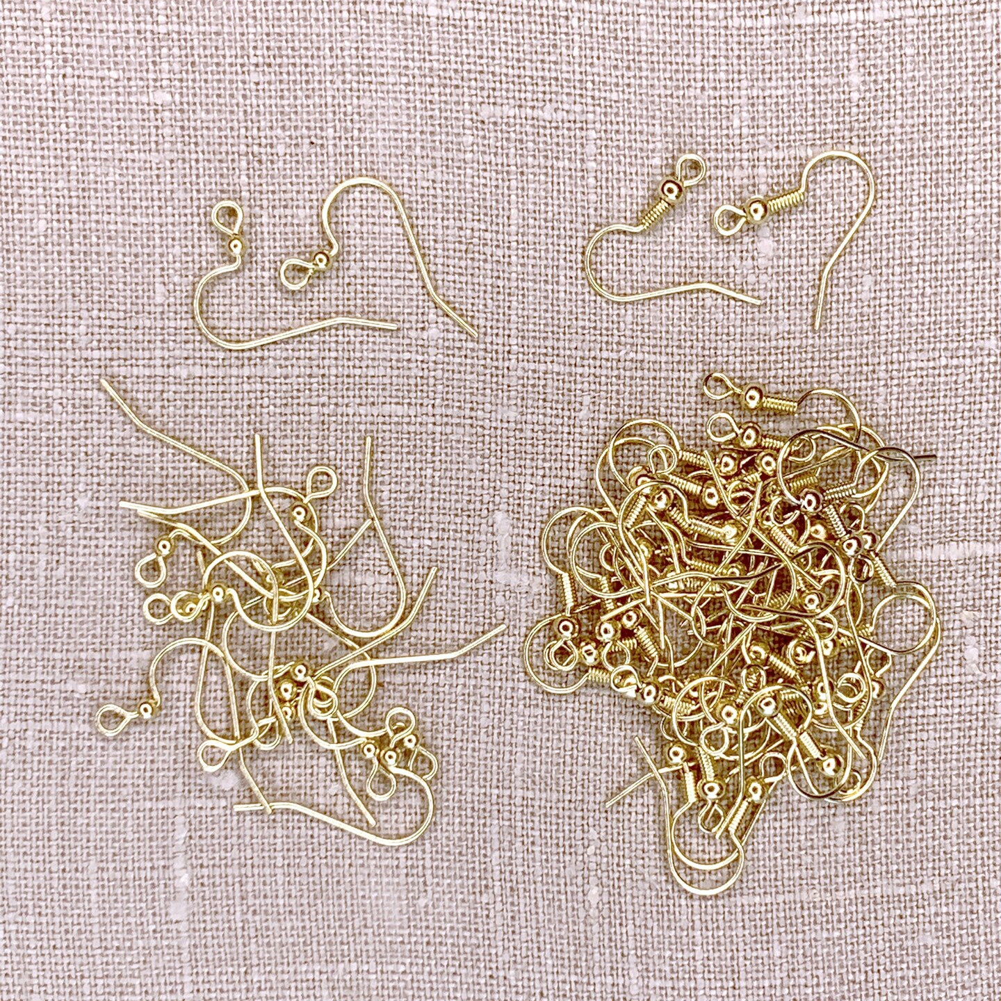 Gold French Ear Wires, Assorted 56pc by Jewelry Made By Me&#xAE;