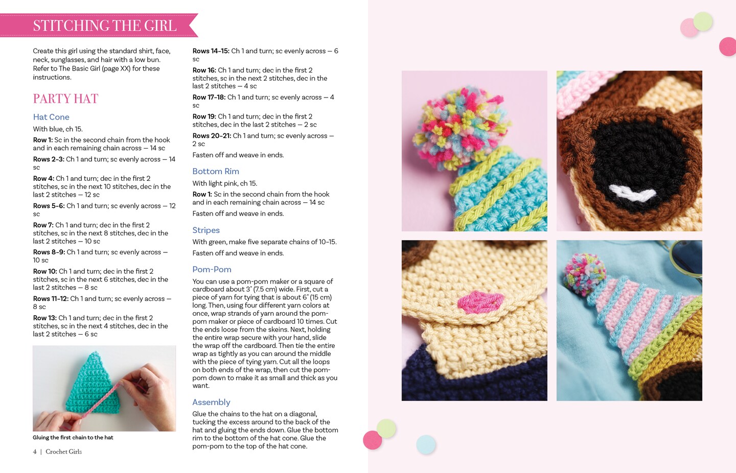 Crochet Girls: 10 Sweet &#x26; Simple Friends to Crochet &#x26; Appliqu&#xE9;