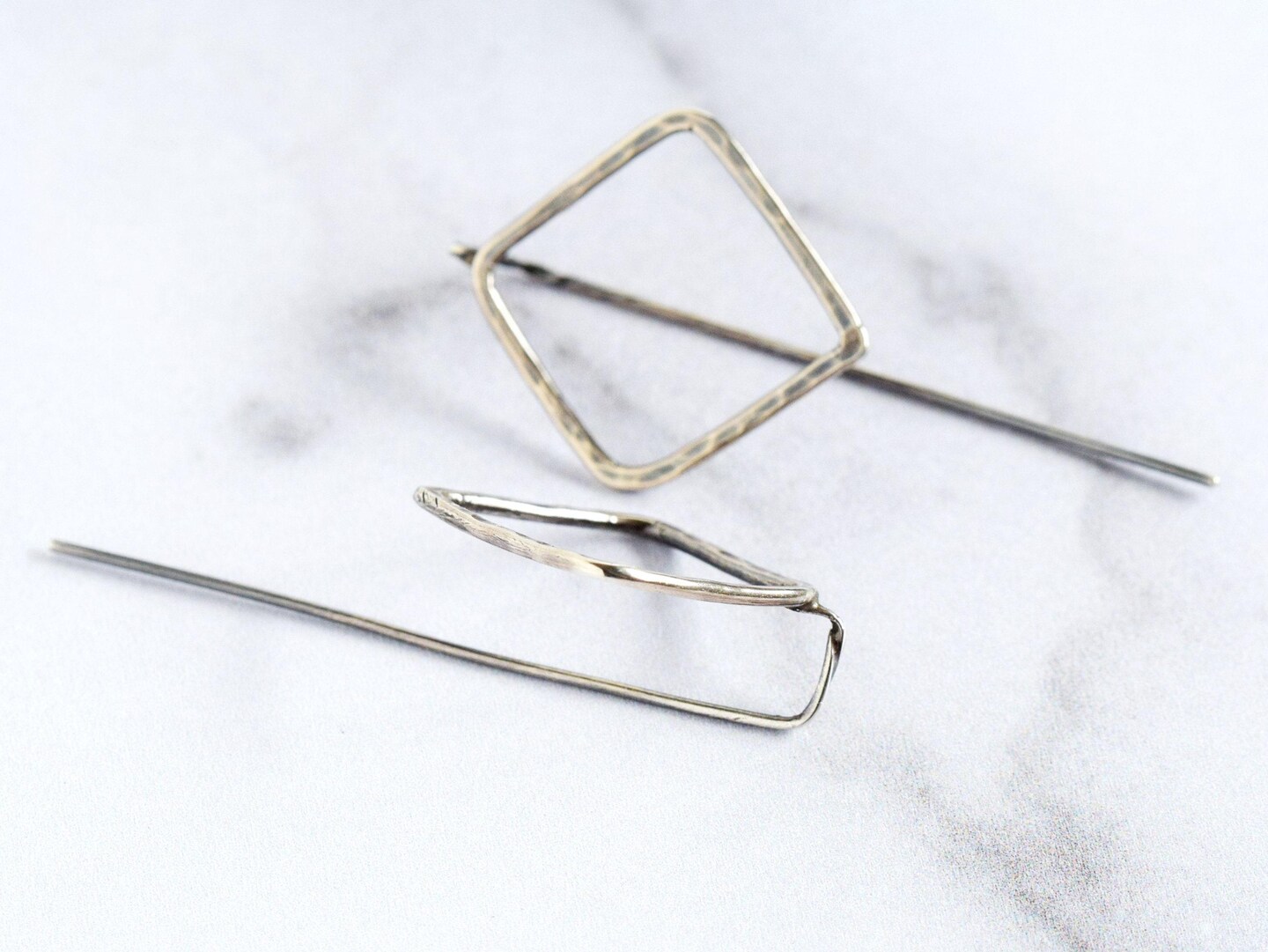 Earrings Geometric handmade offers sterling silver