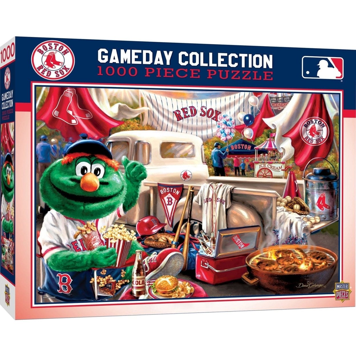 Boston Red Sox 1000 Piece Gameday Jigsaw Puzzle 19.25 X 26.75 Recycled Material