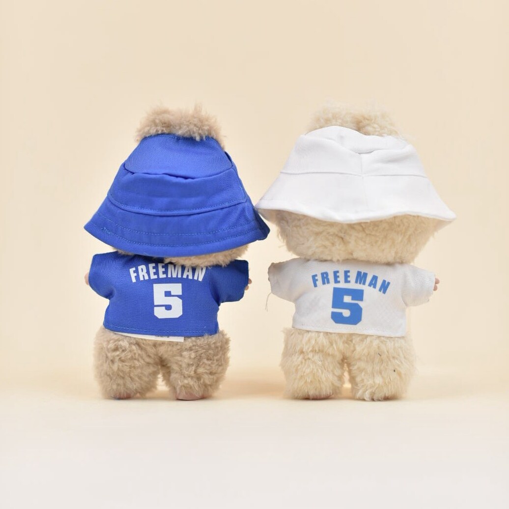 Labubu Clothes L.A. Dodgers 5 Freeman Jersey with Hat | Labubu