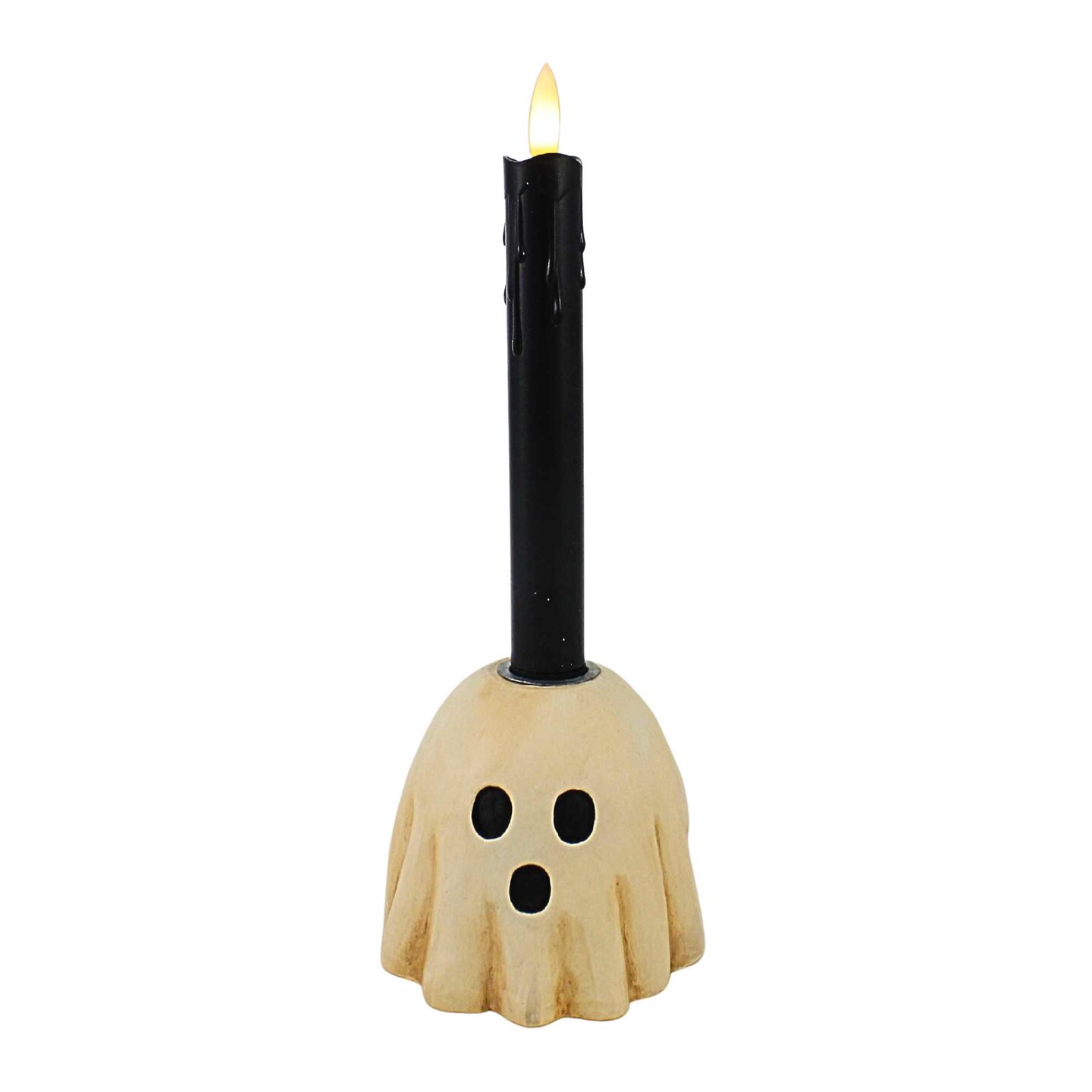 Bethany Lowe 12.0 Inch Ghost Trio With Candles Halloween Figurine Set , Lightweight Halloween Decor Lights Spooky