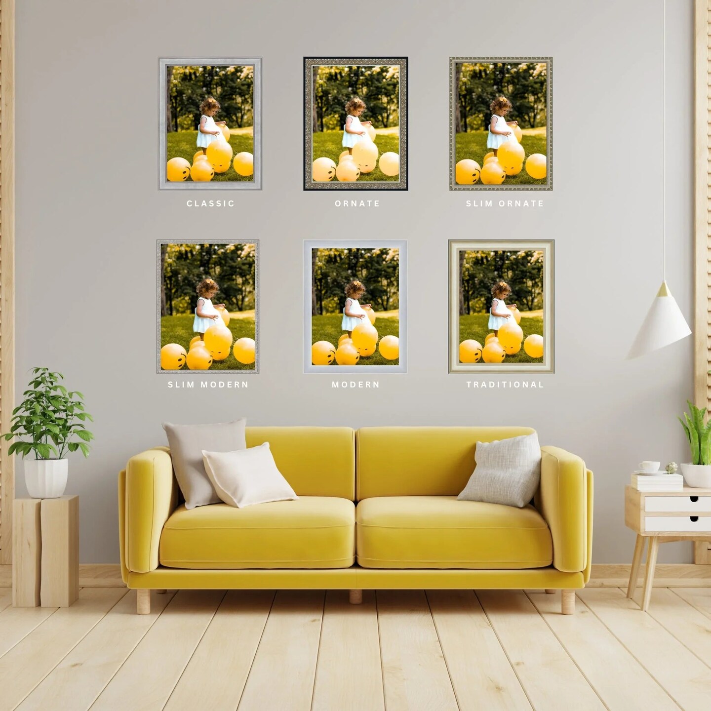 Silver 22x15 Picture Frame Ornate Traditional Classic Antique