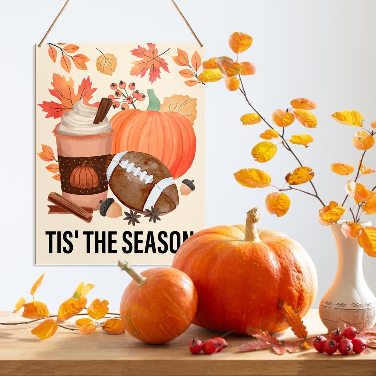 Fall Wall Art Decor, Fall Decorations Hanging