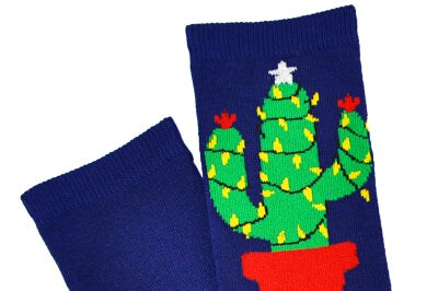 Everything Legwear Cactus Christmas Crew Sock