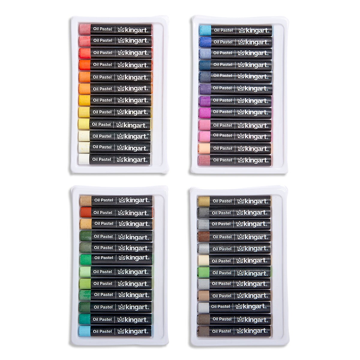 KINGART&#xAE; Oil Pastels 48 pc