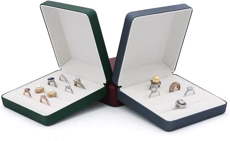 Small Ring Organizer Box, Portable Rings Jewelry Holder Case, Modern Ring Storage Tray Fit for Women