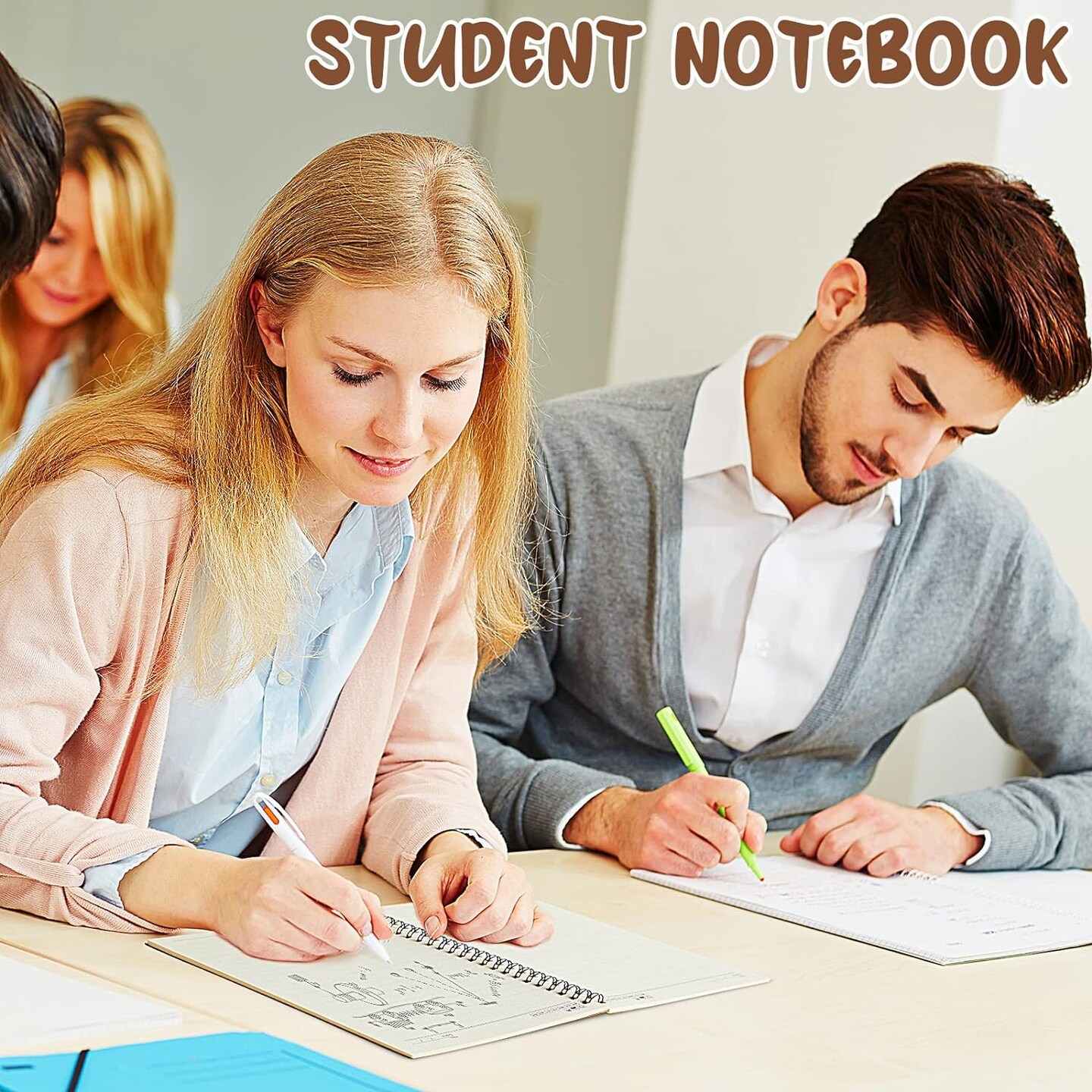 20 Pack A5 Spiral Notebook College Ruled Spiral Notebook Bulk 5.5 x 8.3 Inch Hardcover Notepads Lined Travel Writing Journal Notepad, 50 Sheets 100 Pages