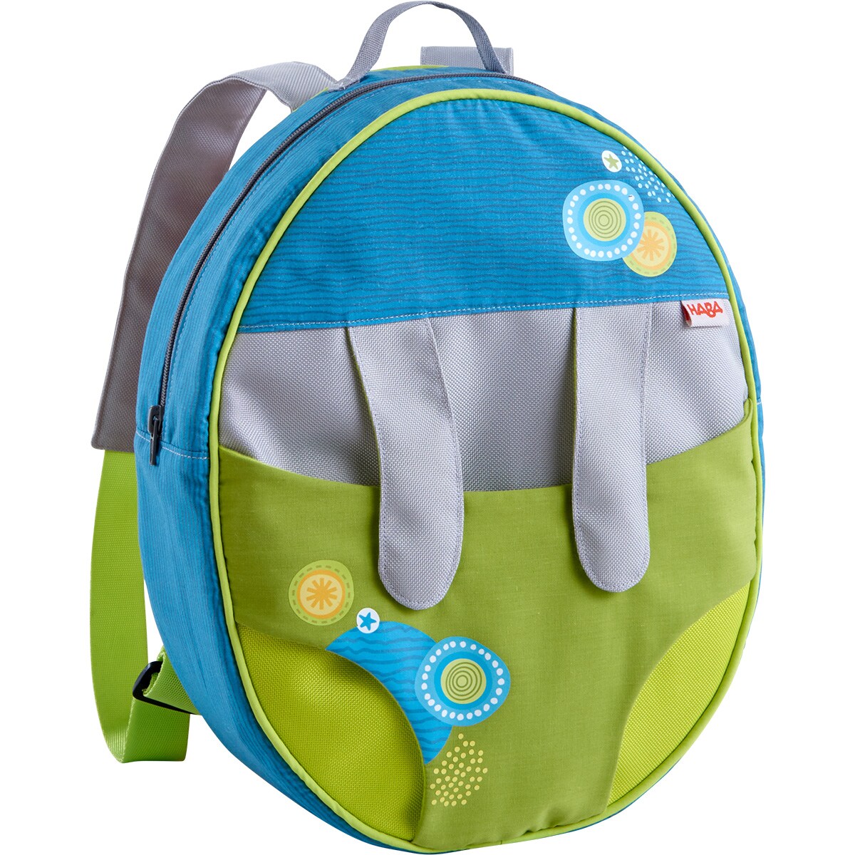 HABA Baby Doll Backpack Carrier &#x2013; Soft Baby Doll Carrier for Little Girls Summer Meadow Design  Fits 13&#x201D; Dolls for Ages 3+