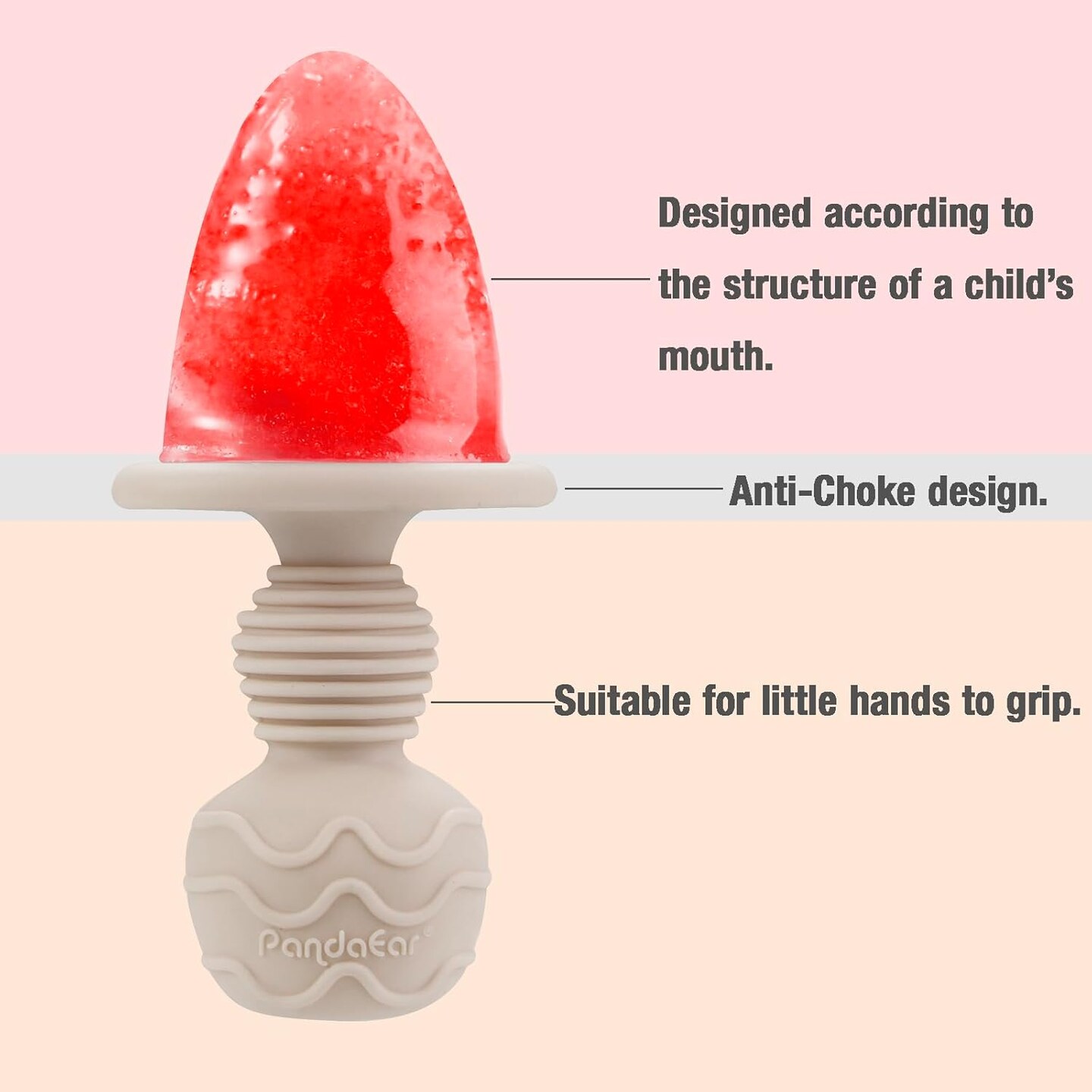Silicone Baby Popsicle Molds – 6-Cavity Mini Breastmilk & Fruit Ice Pop Maker with Drip-Guard Handles for Teething Relief, Safe BPA-Free Infant Frozen Treats (Multicolor)