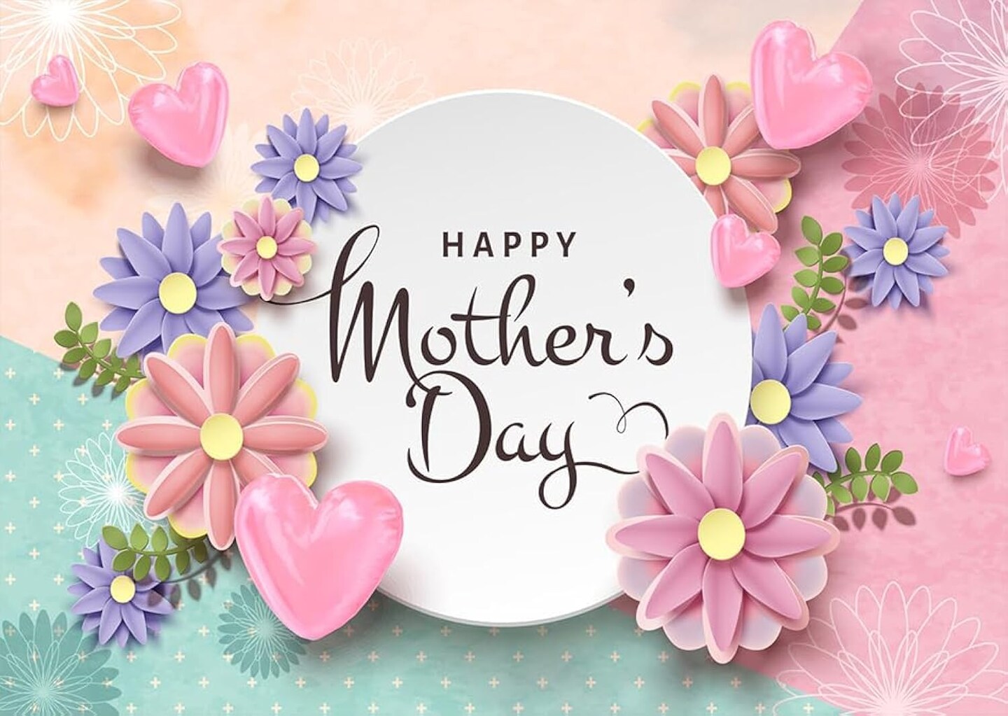 7x5ft Happy Mother&#x27;s Day Backdrops