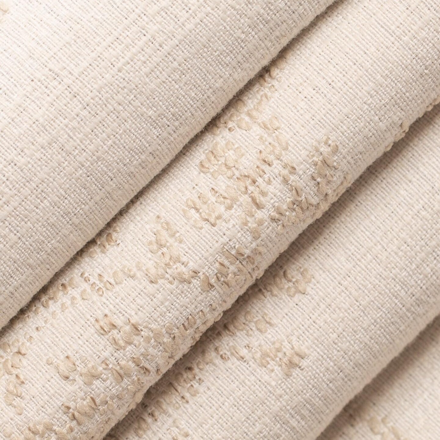 Beige Taupe Performance Grade Cotton Blend Woven Pattern Upholstery Fabric by The Yard - SKU: Cornelius Wheat