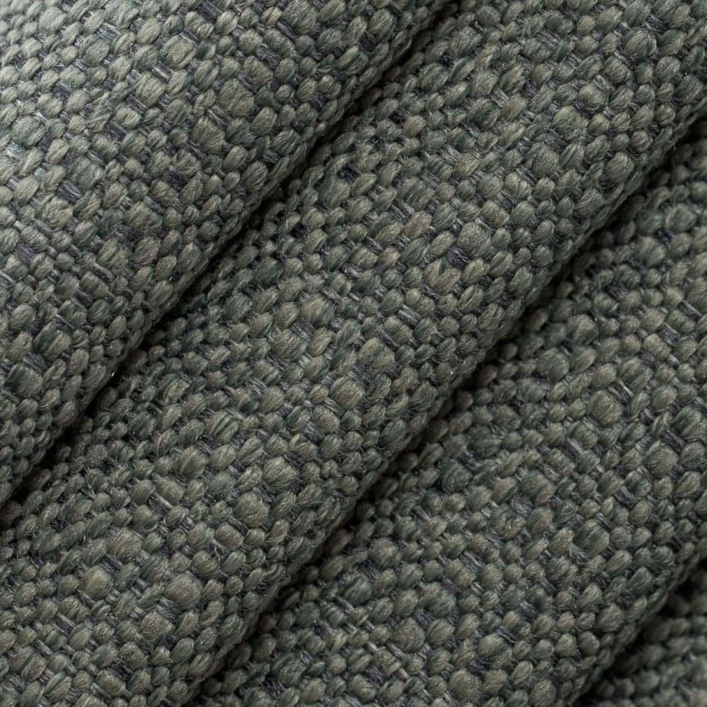 Green Stain Resistant Performance Pet Friendly Texturedd Tweed Upholstery Fabric by The Yard - SKU: Copley Cypress