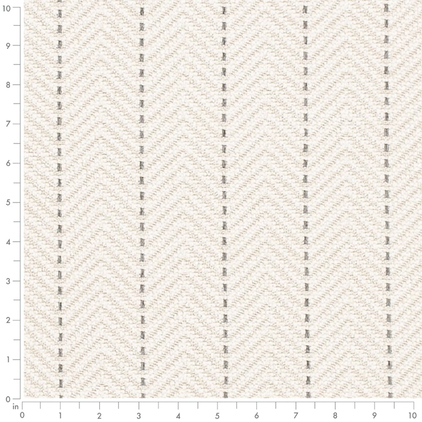 Beige Taupe Performance Grade Cotton Blend Eco Friendly Woven Stripe Pattern Upholstery Fabric by The Yard - SKU: Janet Linen