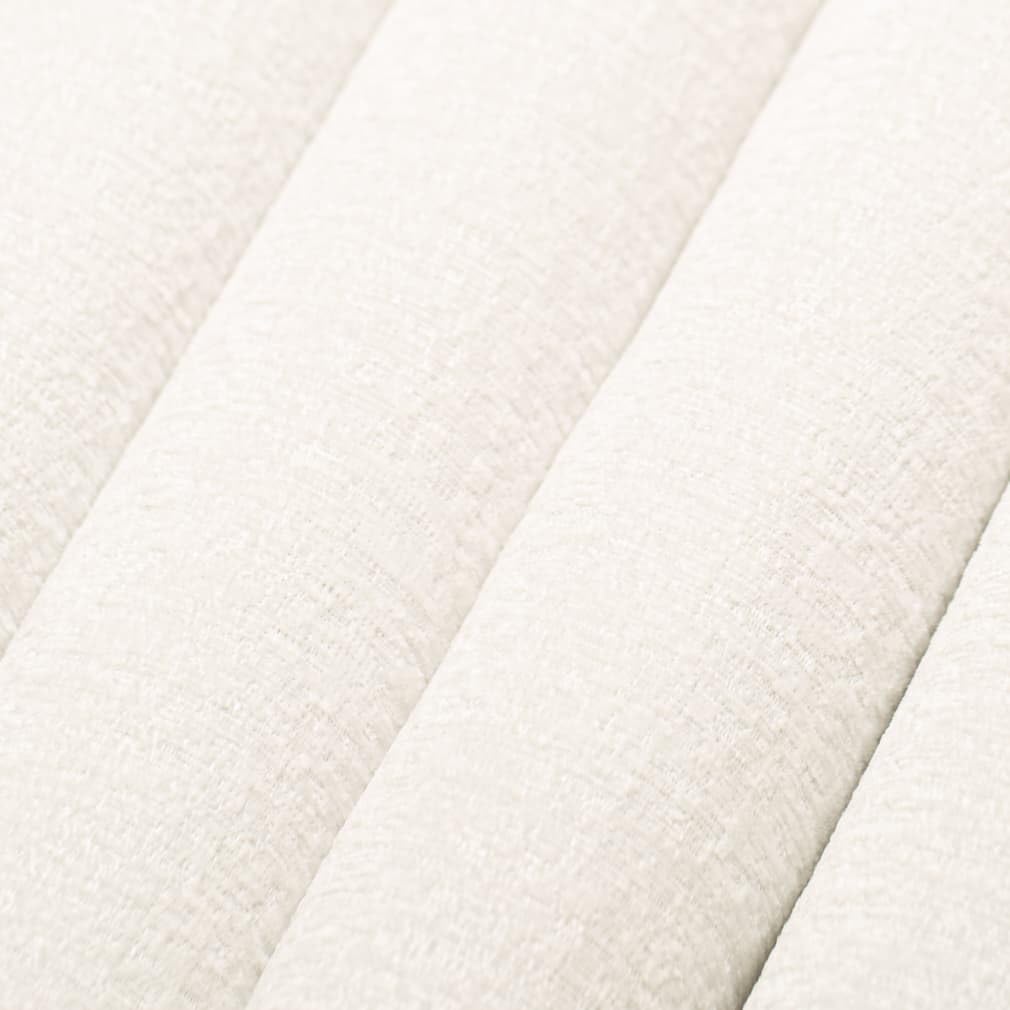White Chenille Textured Upholstery Fabric by The Yard - SKU: Guthrie Snow